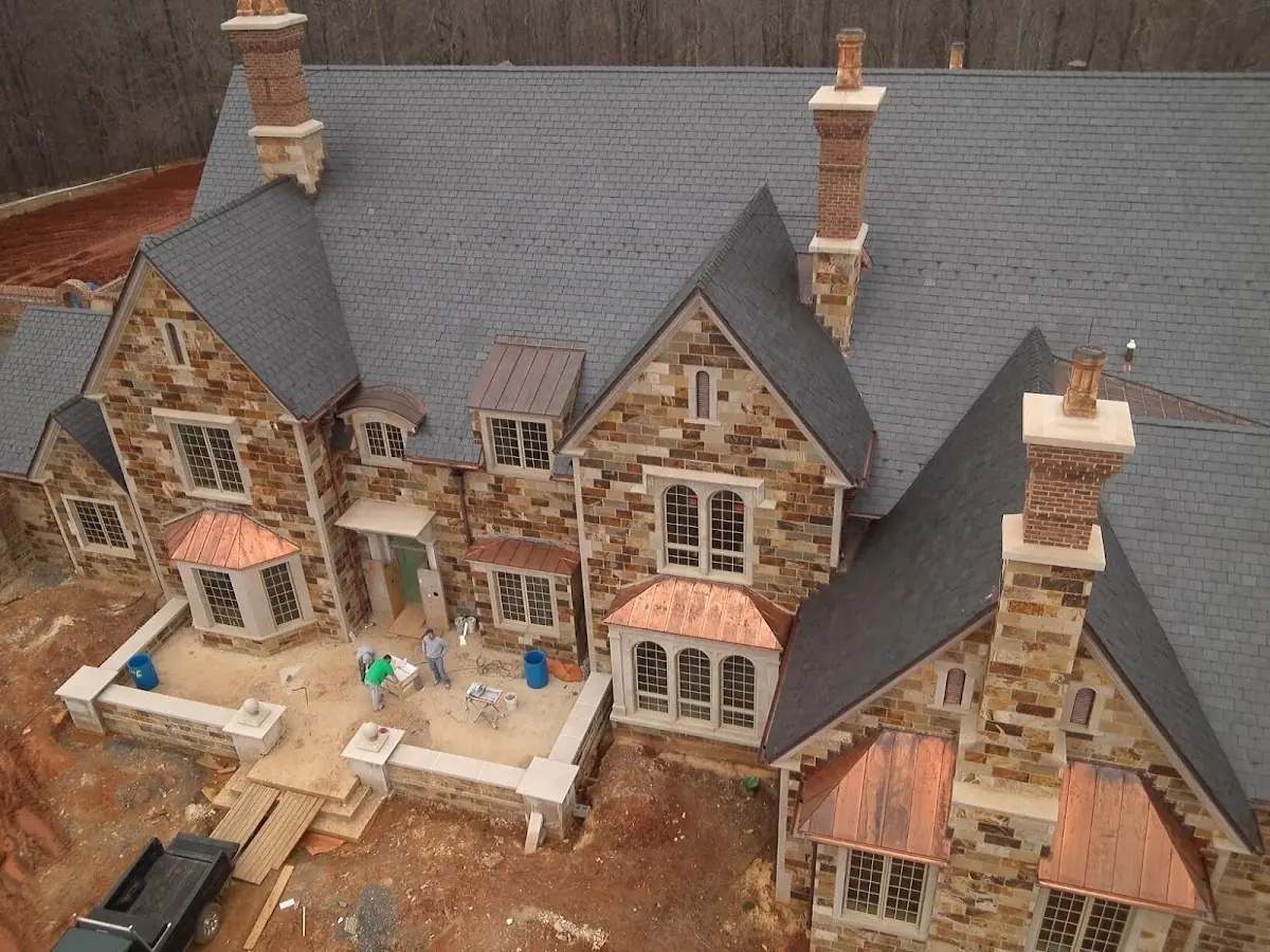 Craftsman Roofing Slate Roof Repair project in High Country